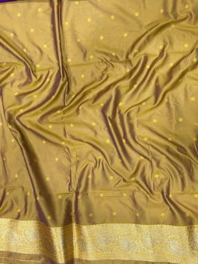 Purple Soft Silk Feather Saree