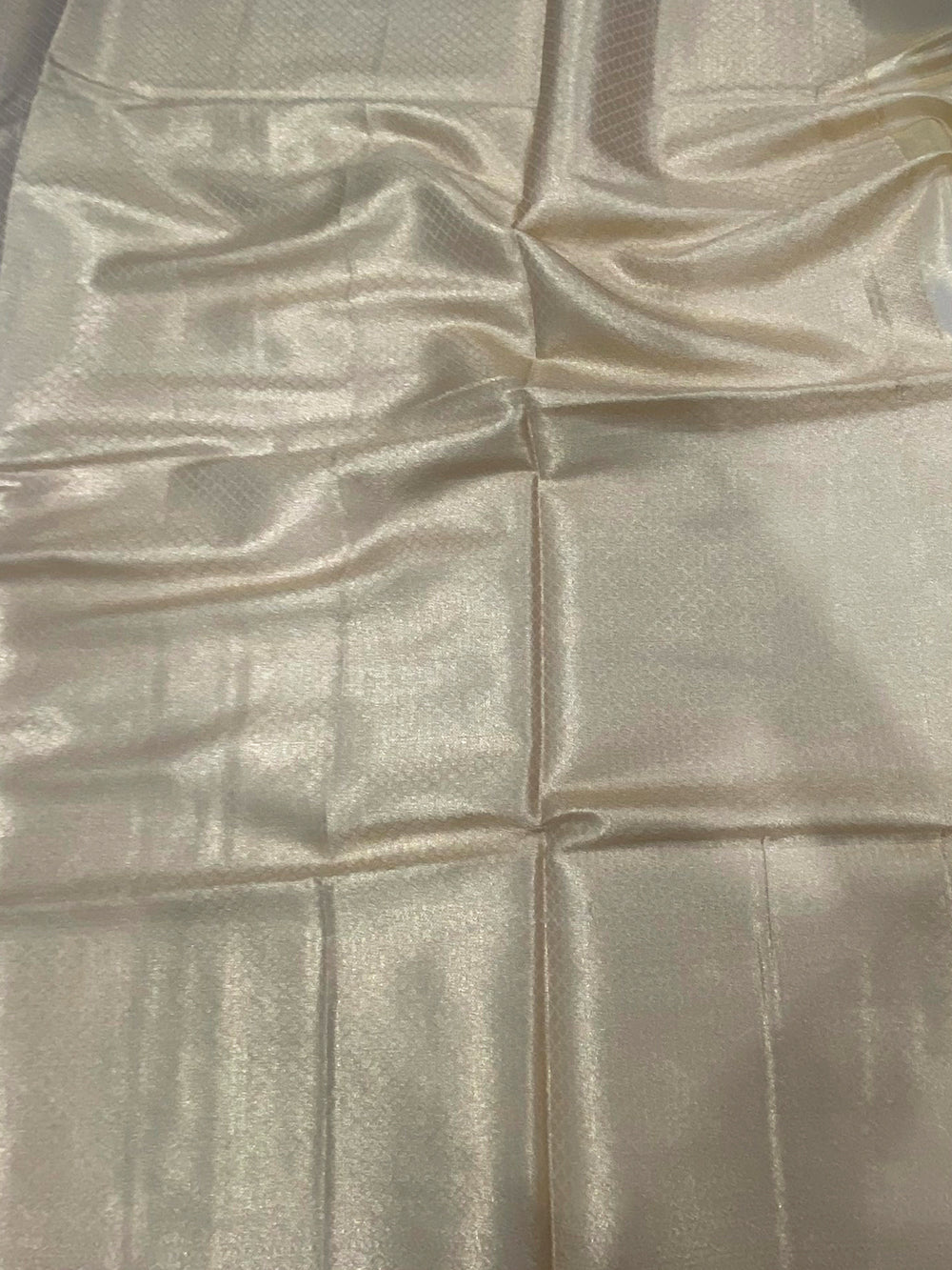 Elegant Gold Zari Glass Tissue Saree