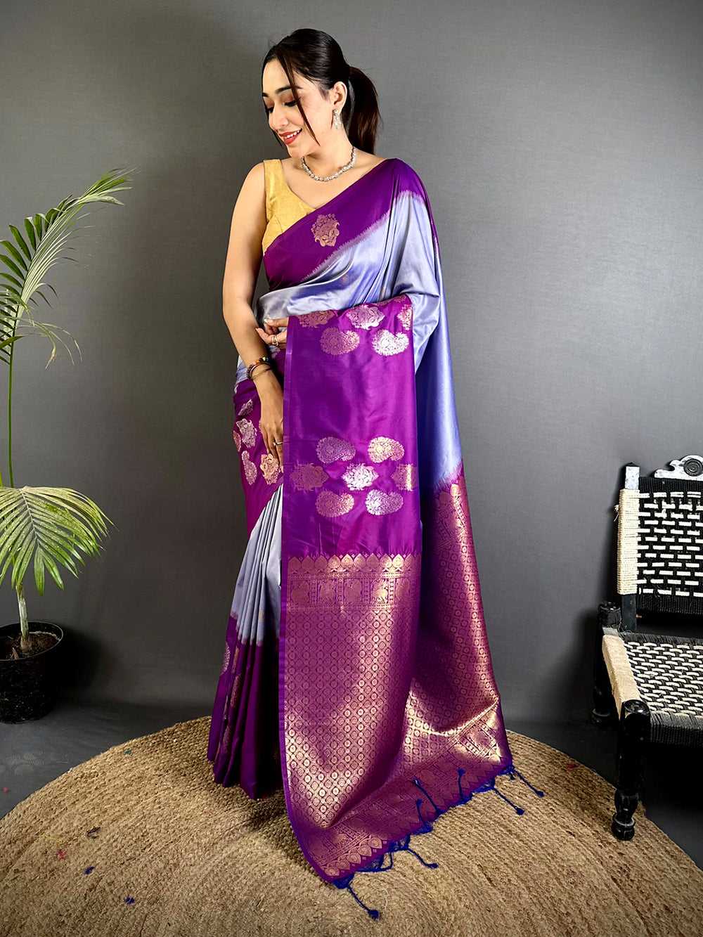Royal Wine Pattu Border Soft Silk Saree