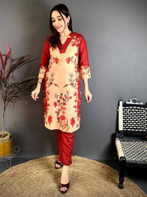 Heritage Kalamkari Mul Kurti