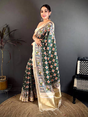 Royal Soft Kanchi Silk Digital Patola Saree