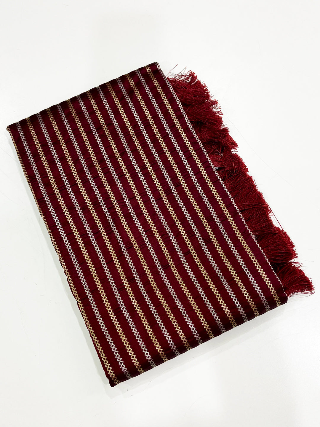 Majestic Maroon Kanjivaram Silk Saree