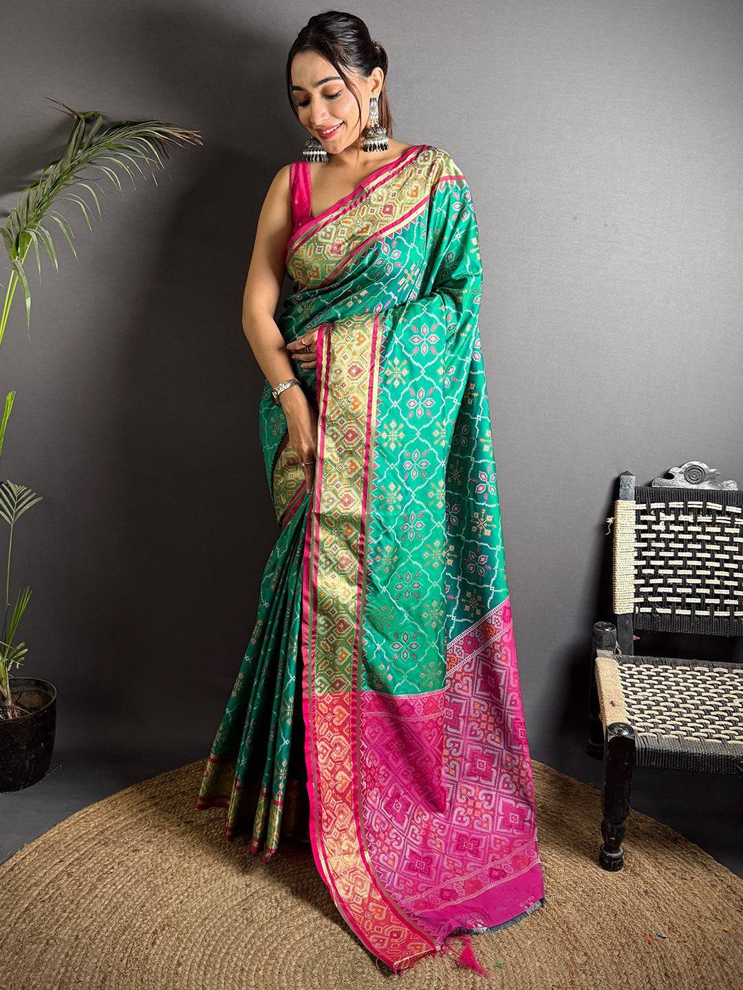 Tradition Pochampally Patola Silk Saree

