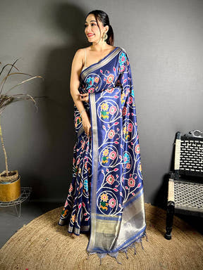 Celebrity Gaji Lakda Patta Patola Saree