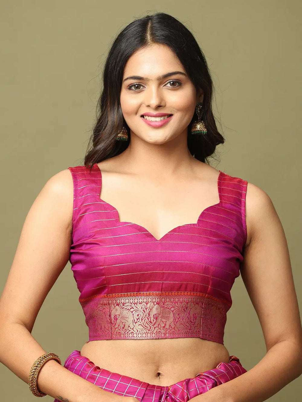 Elegant Soft Silk Zari Kanchi Banarasi Saree
