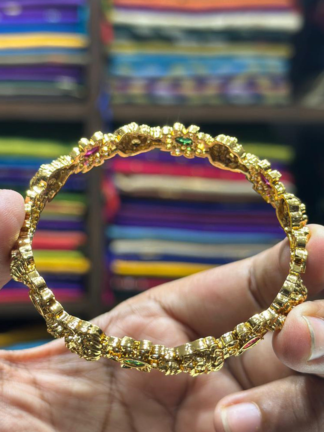 Antique Gold Heritage Bangle

