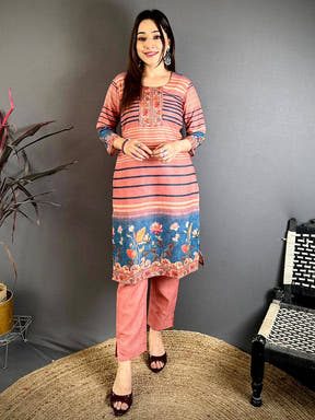 Pichwai Grace Mul Cotton Kurti