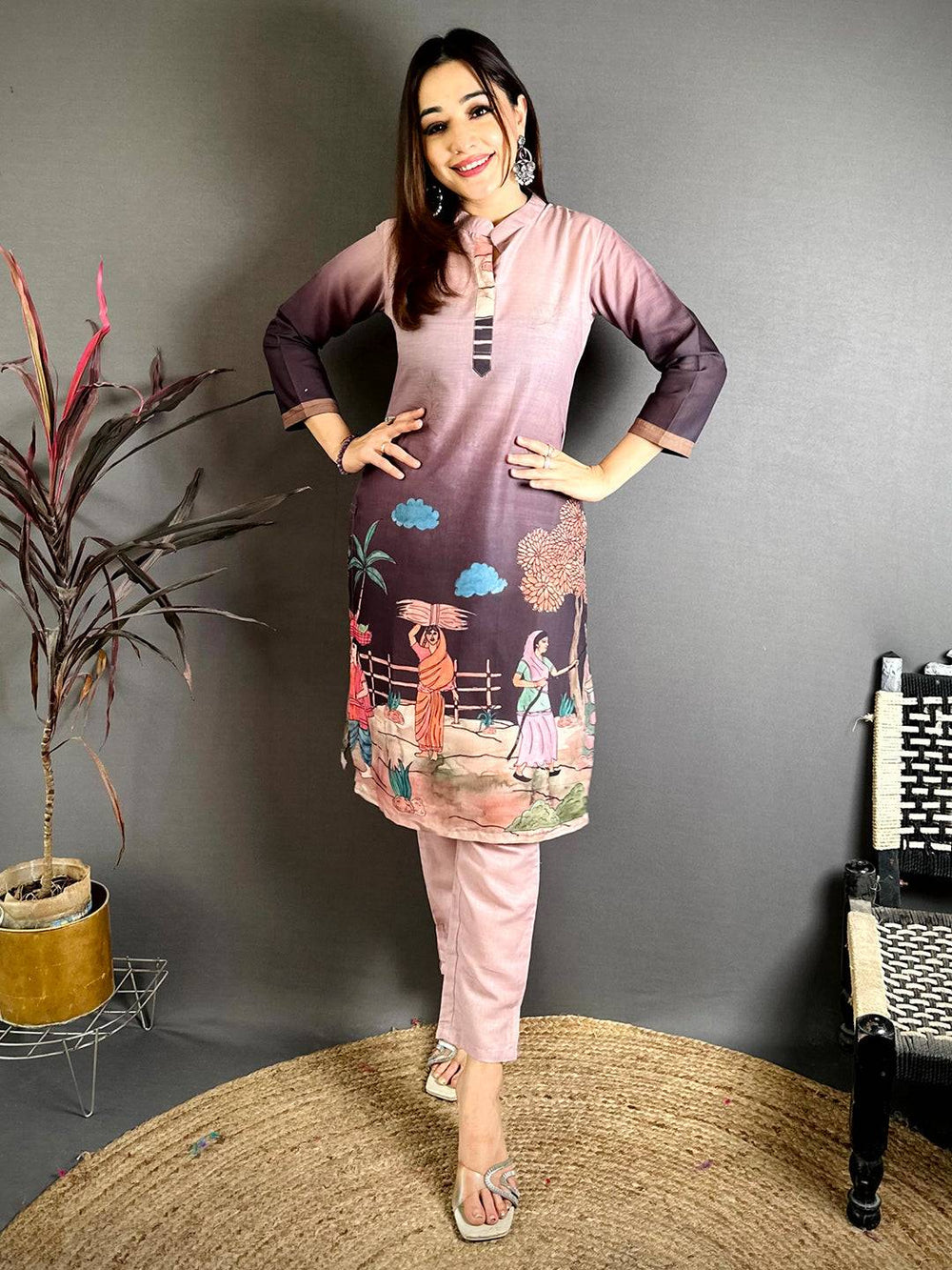 Royal Mul Cotton Collar Neck Kurti