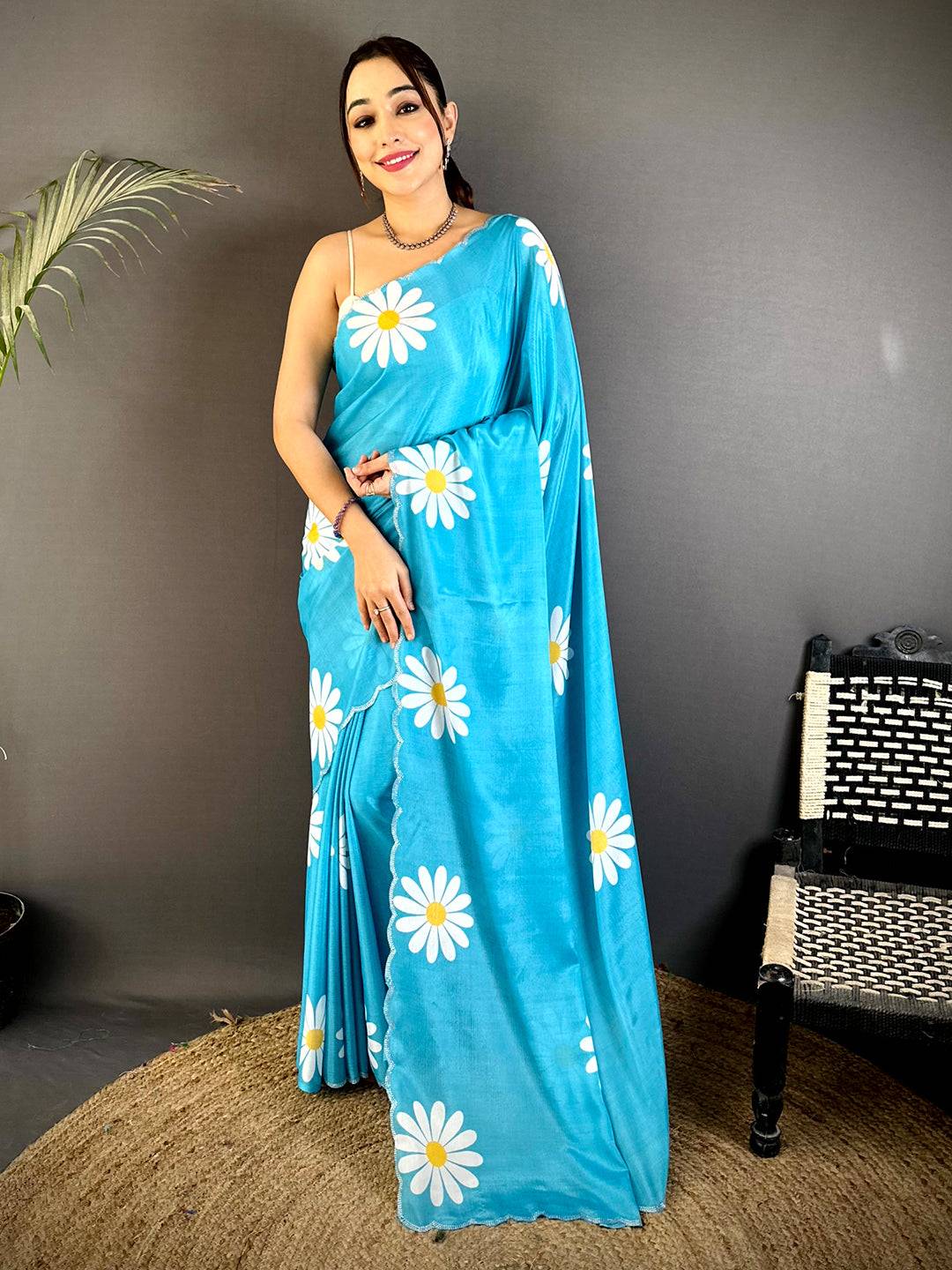 Fantasy Stone Work Chinnon Floral Saree