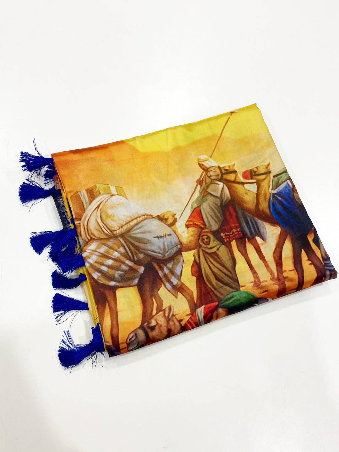 Royal Soft Banarasi Silk Digital Print Saree