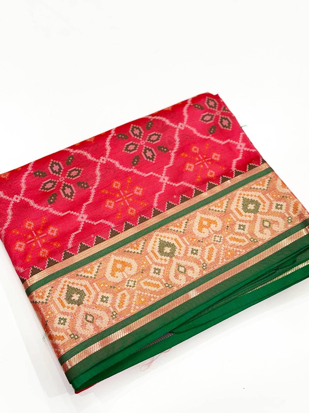 Artistic Pochampally Patola Silk Saree