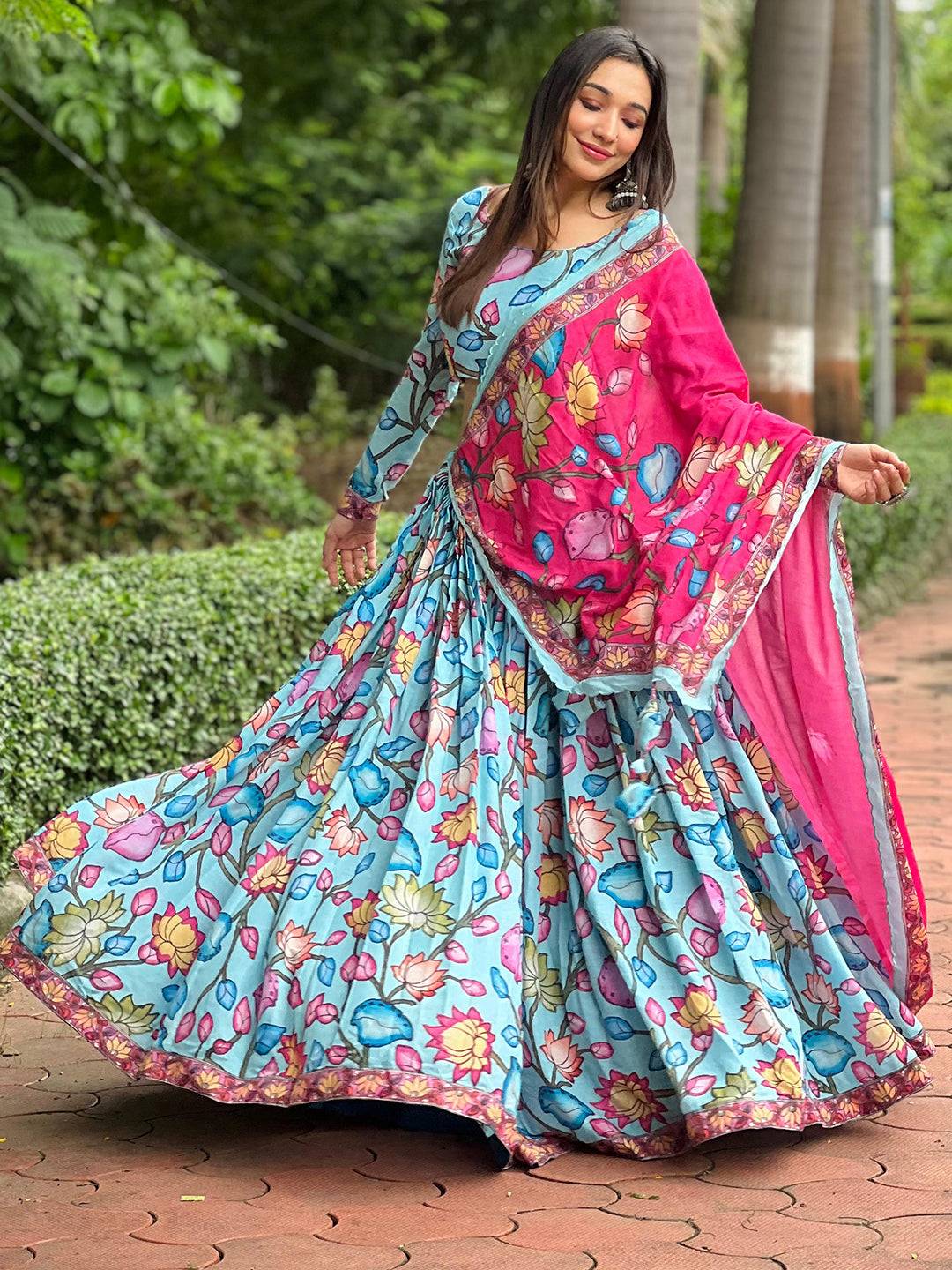 Traditions Kalamkari Lehenga Set