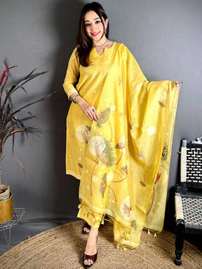 Graceful Weave Mul Cotton Dress