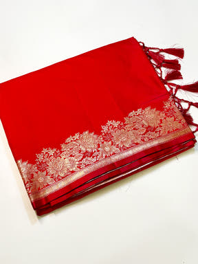 Opulent Ombre Weaving Mashru Silk Saree