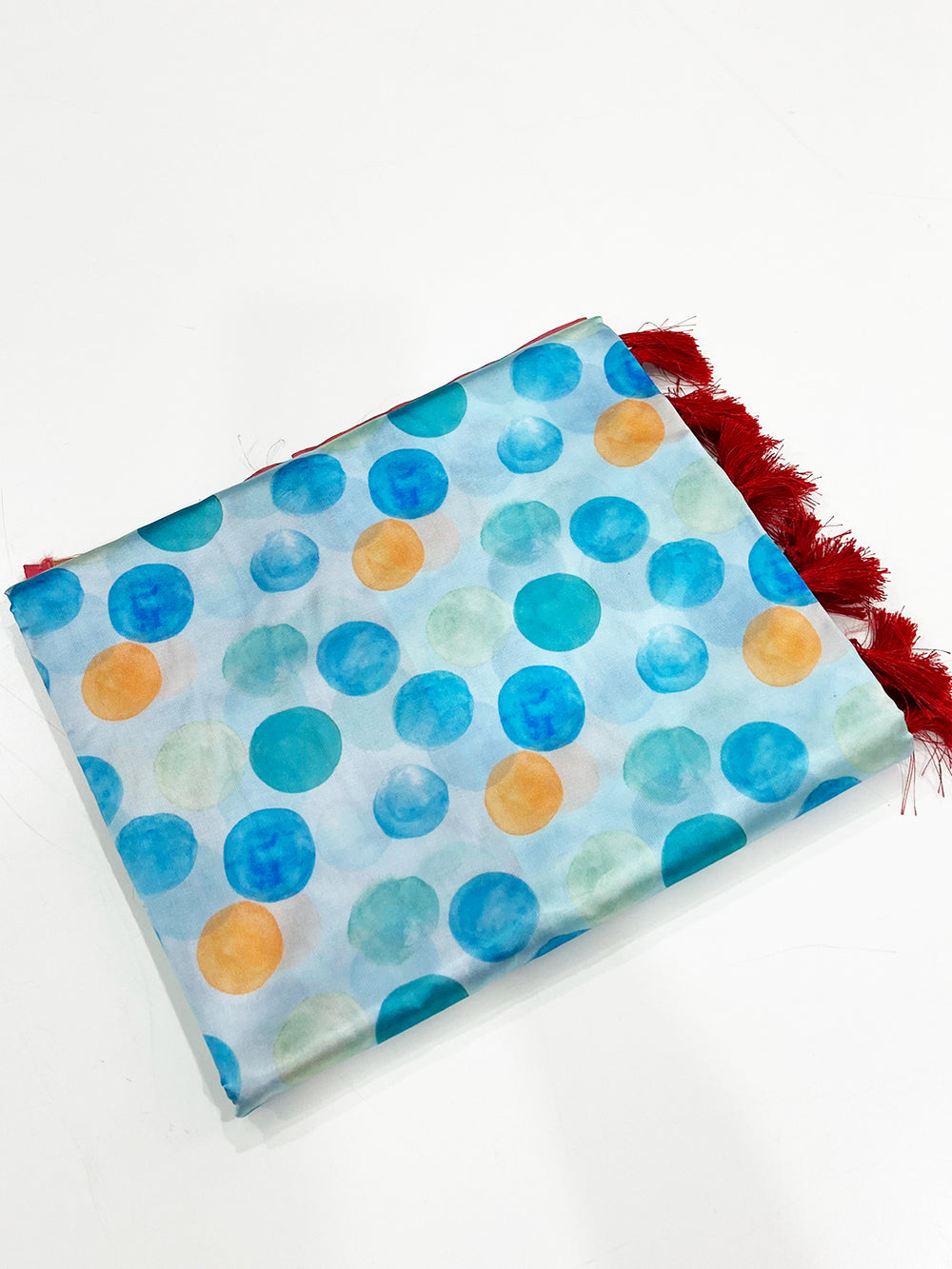 Radiant Sky Blue Paithani Pallu Digital Print Saree