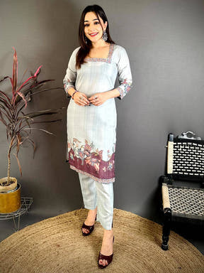 Classic Kalamkari Square Neck Kurti