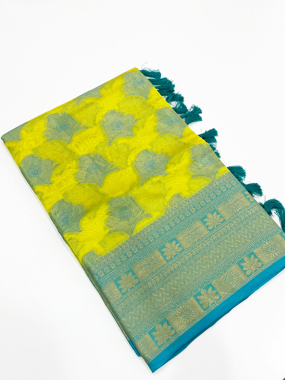 Elegant Feather Grace Katan Silk Saree