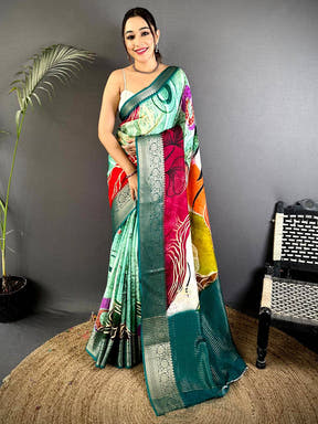 Regal Self Zari Chex Viscose Dola Saree


