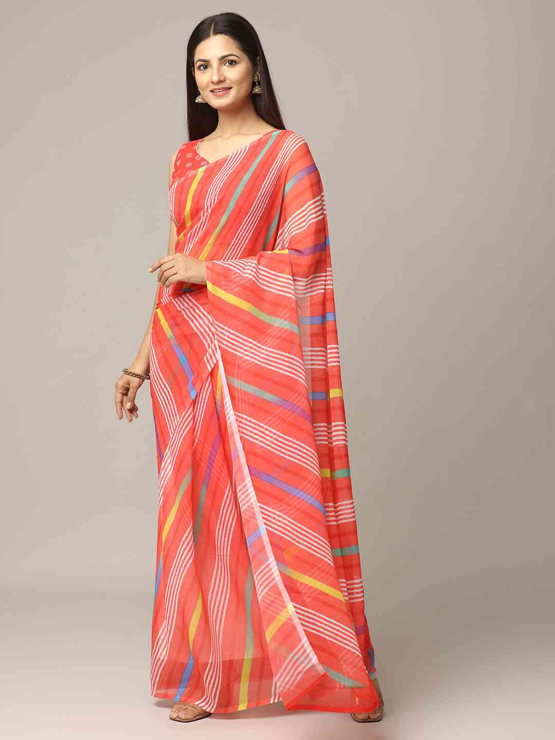 Lehriya Soft Georgette Digital Print Saree