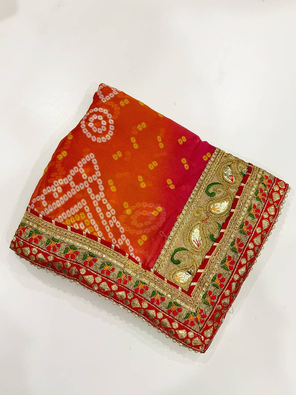 Traditional Chinnon Chiffon Printed Saree