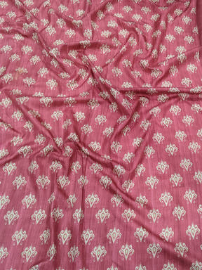Magenta Kalamkari Digital Printed Saree

