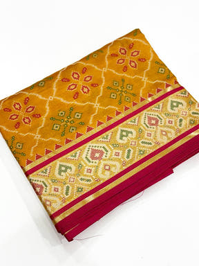 Graceful Pochampally Patola Silk Saree
