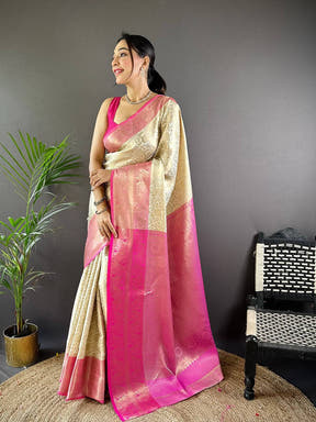 Royal Banarasi Kora Katan Silk Saree

