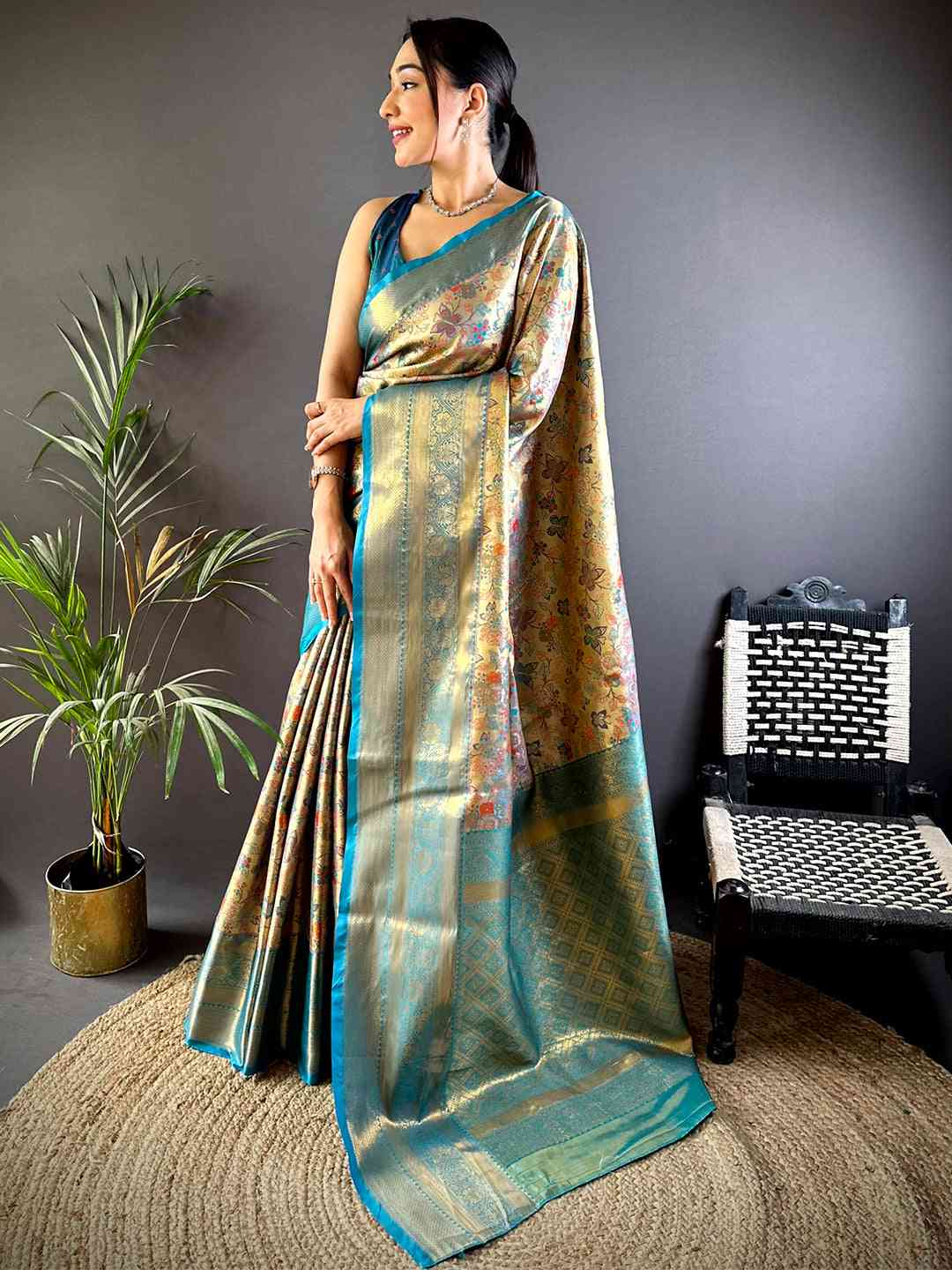 Rama Dharmavaram Butterfly Silk Saree
