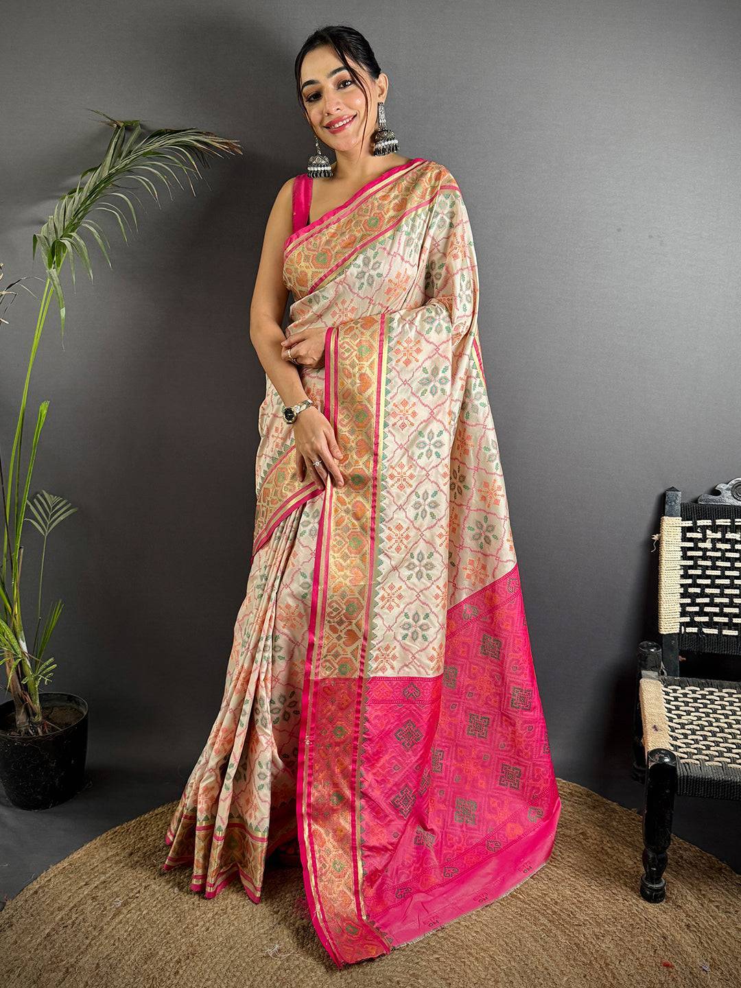 Radiance Pochampally Patola Silk Saree

