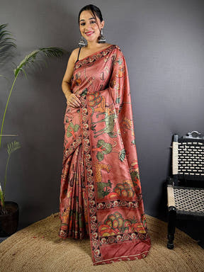 Radiant Soft Dola Silk Printed Saree