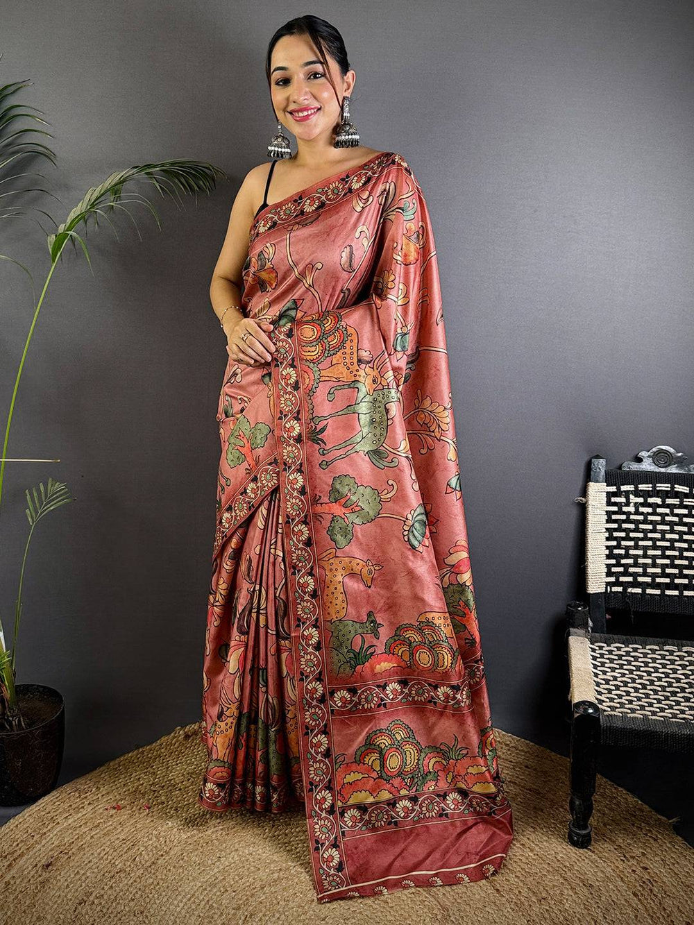 Radiant Soft Dola Silk Printed Saree