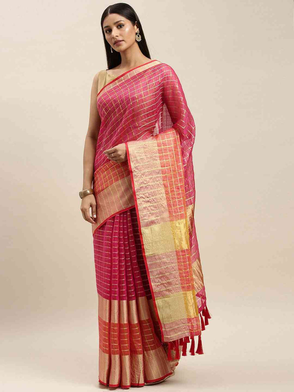  Kota Doriya Zari Butti Festive Saree