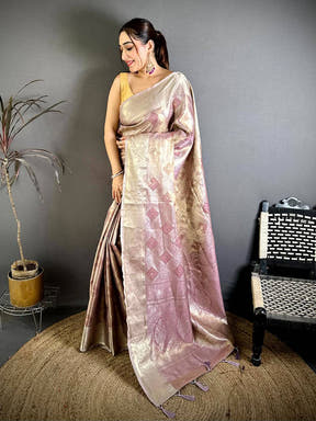 Elegant Kanjivaram Zari Pattern Saree