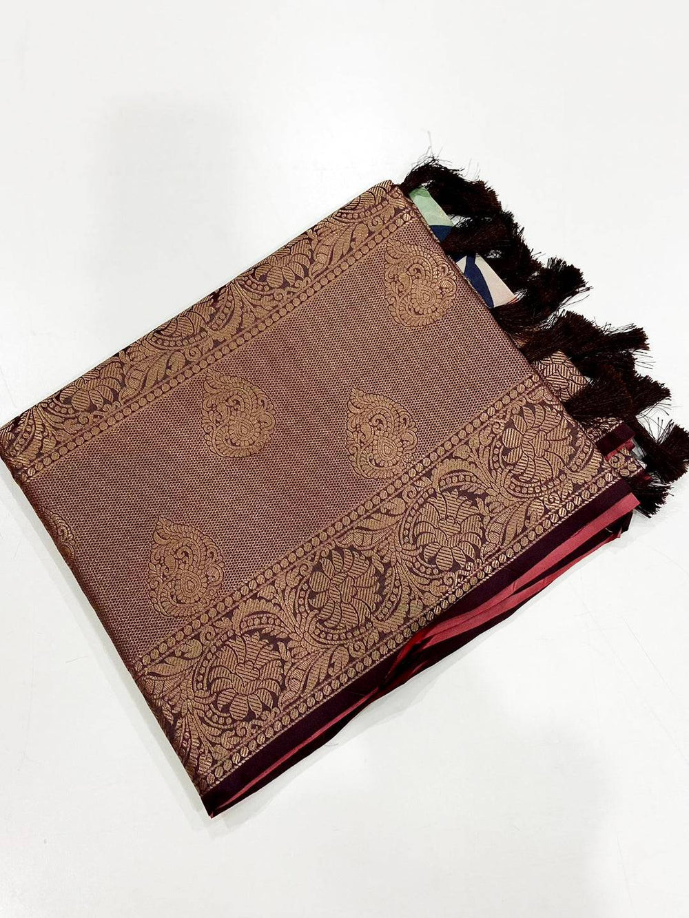Regal Floral Fantasy Banarasi Silk Saree