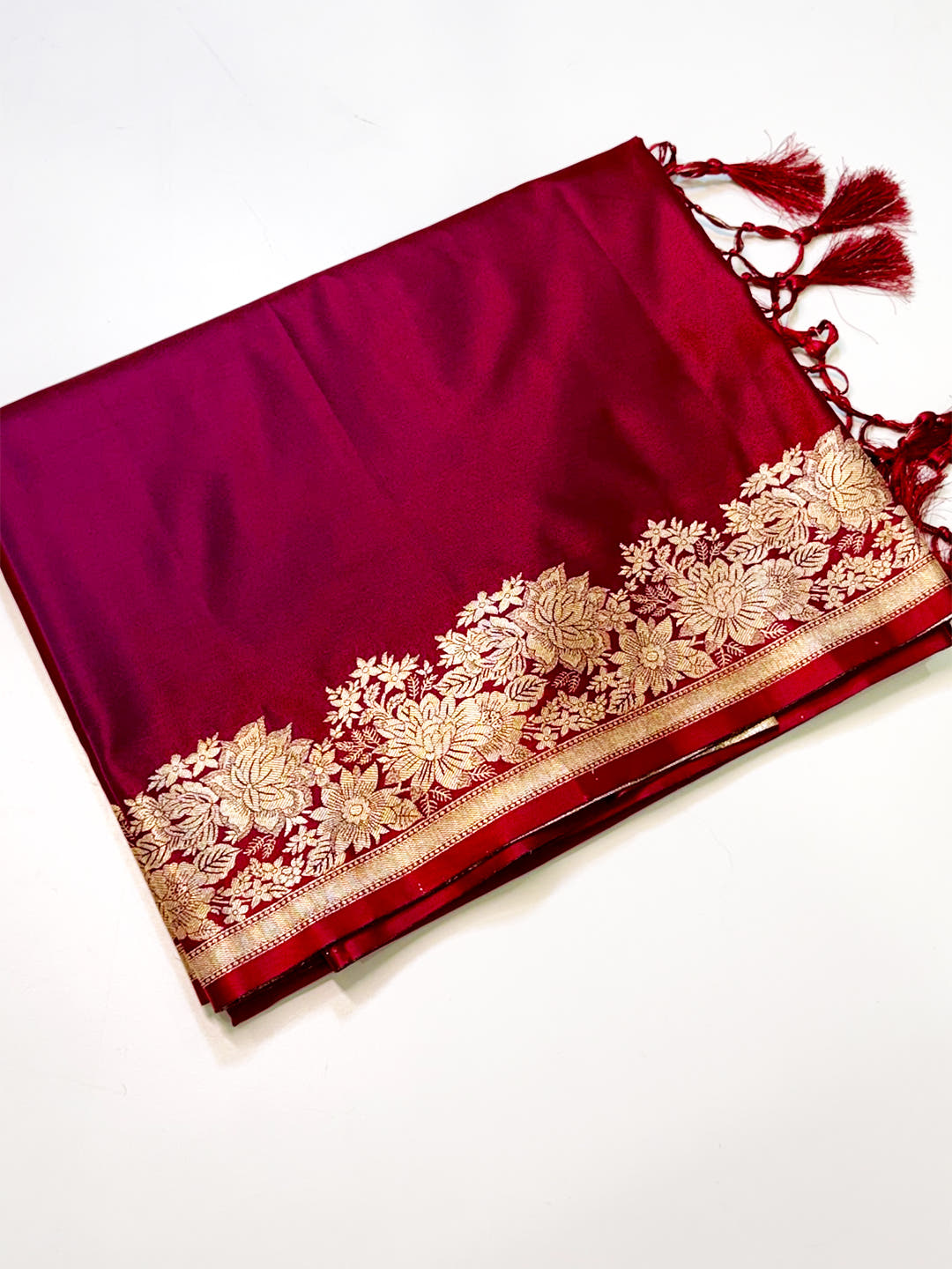 Regal Ombre Weaving Mashru Silk Saree