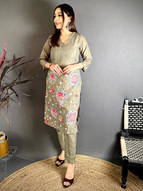 Ethnic Kalamkari Print Mul Kurti
