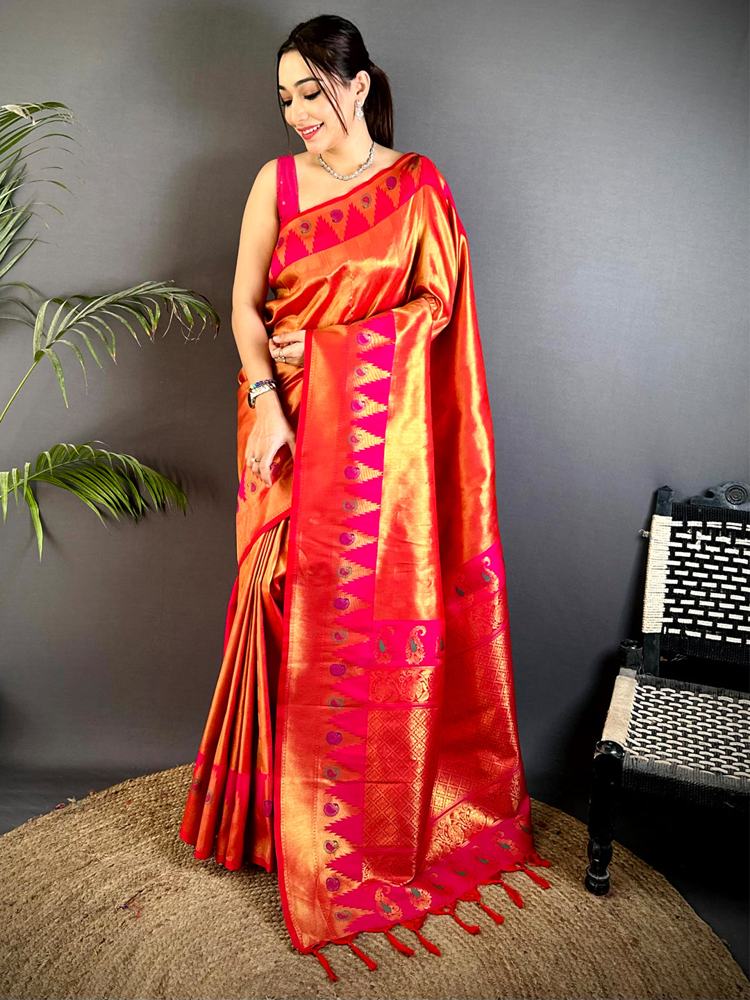 Royal Radiance Tissue Kanjivaram Saree
