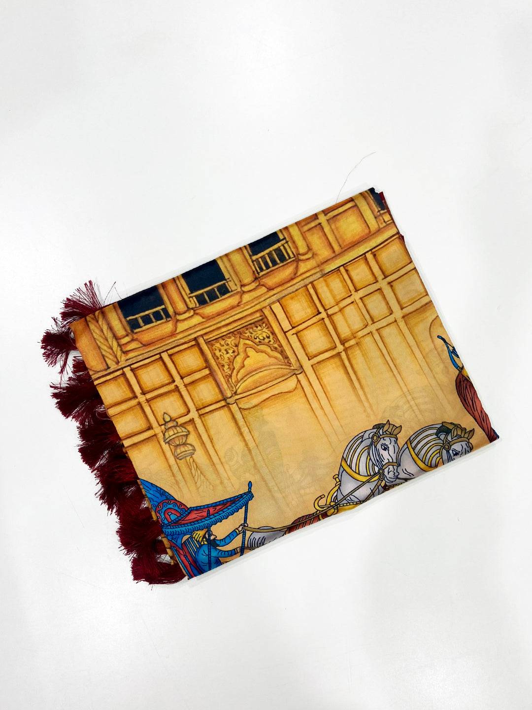 Majestic Soft Banarasi Silk Digital Print Saree