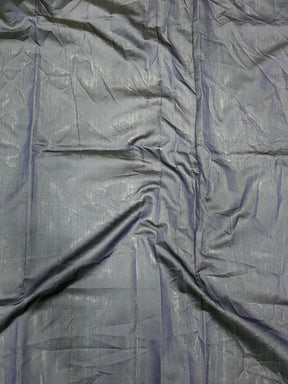 Teal Blue Silk Blend Floral Saree