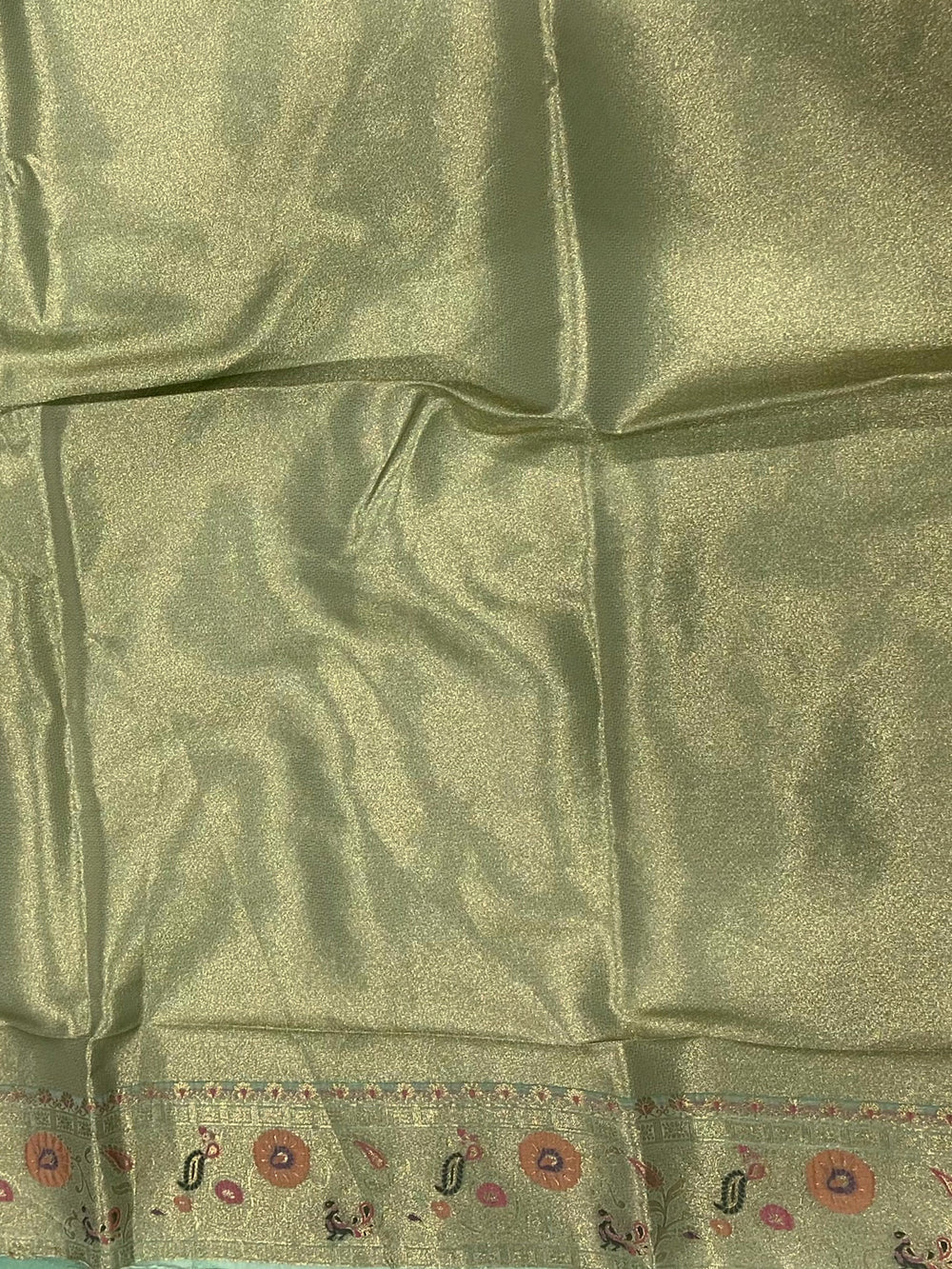 Jangal Minaather Zari Weaving Banarasi Silk Saree