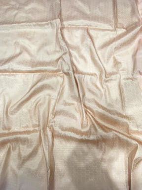 Light Peach Kanjivaram Digital Silk Saree