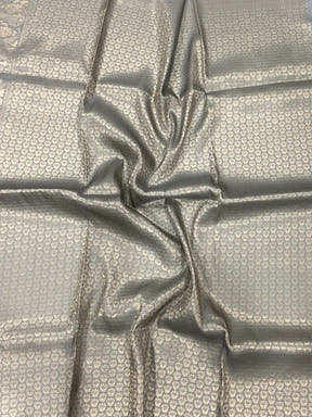 Pastel Blue Kanjivaram Digital Silk Saree