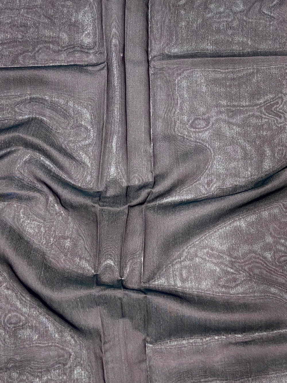 Off White Digital Kalamkari Printed Tussar Silk Saree