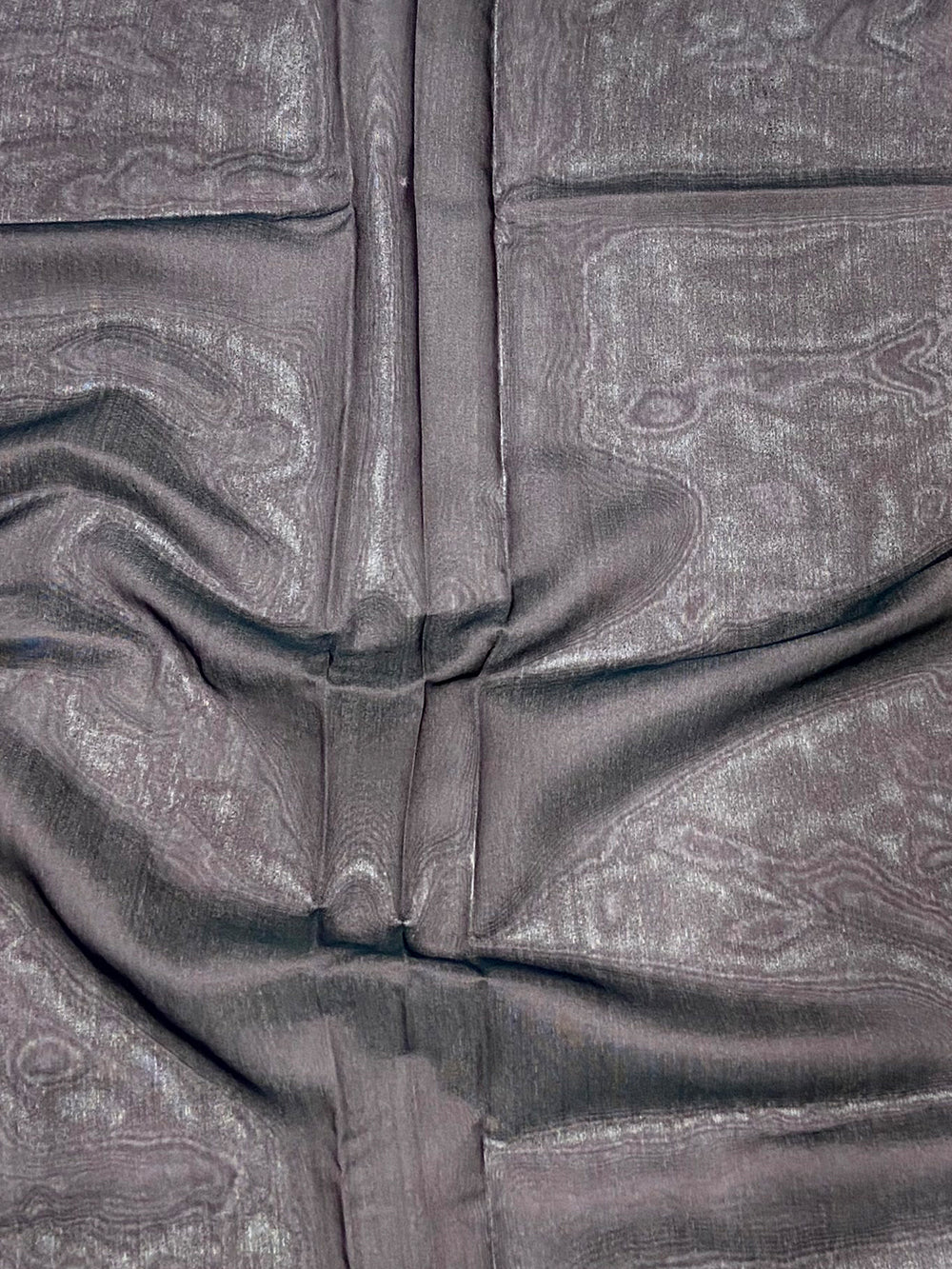 Off White Digital Kalamkari Printed Tussar Silk Saree