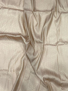 Beige Kanjivaram Digital Silk Saree