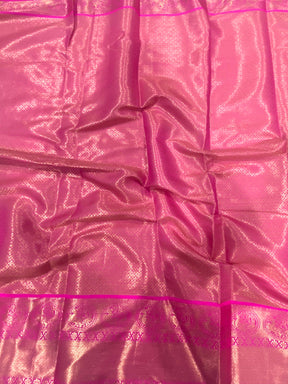 Green Floral Zari Banarasi Kanjivaram Silk Saree

