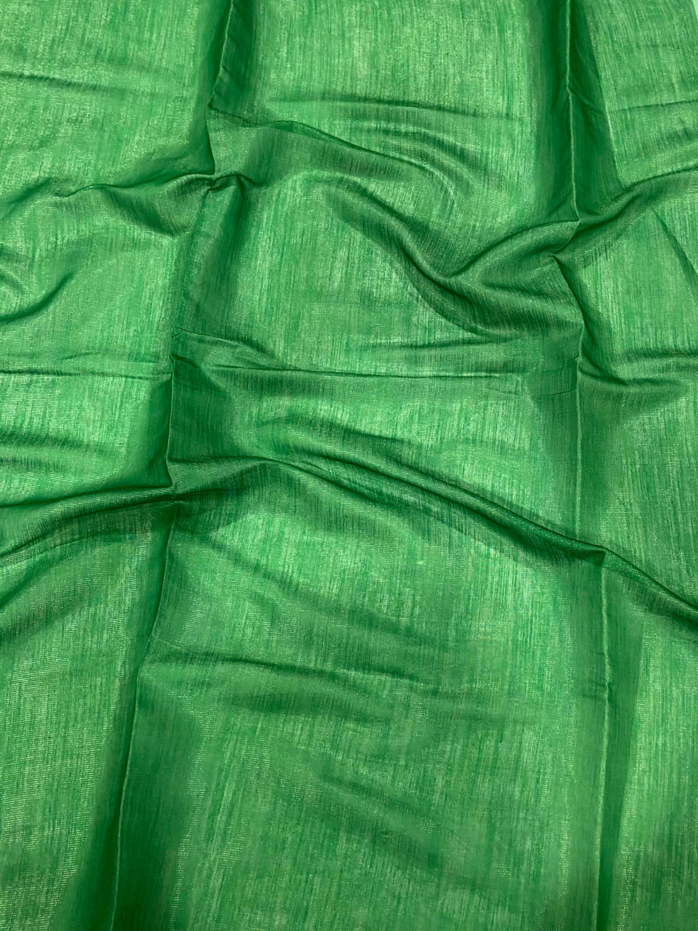 Green Ombre Chanderi Tissue Saree