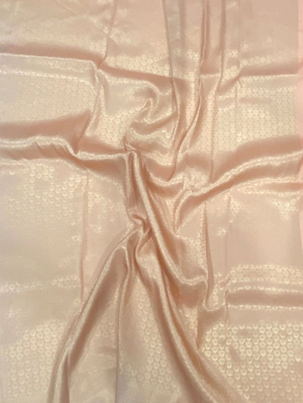 Salmon Pink Kanjivaram Digital Silk Saree