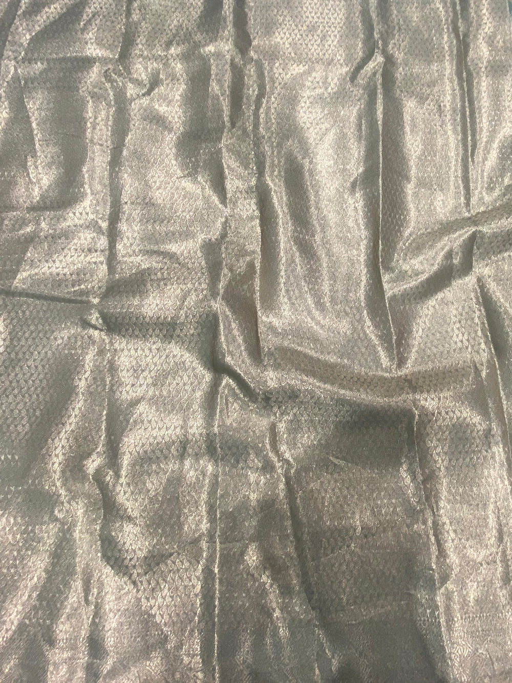 Blue Tissue Jarokha Zari Weaving Saree