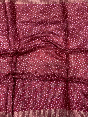 Vibrant Silk Blend Bandhani Print Saree

